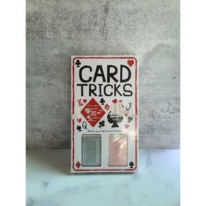 NEW-Card Tricks Kit-2 Decks-Instruction Book w/ 30 Tricks-RARE-Easy-Amaze People
